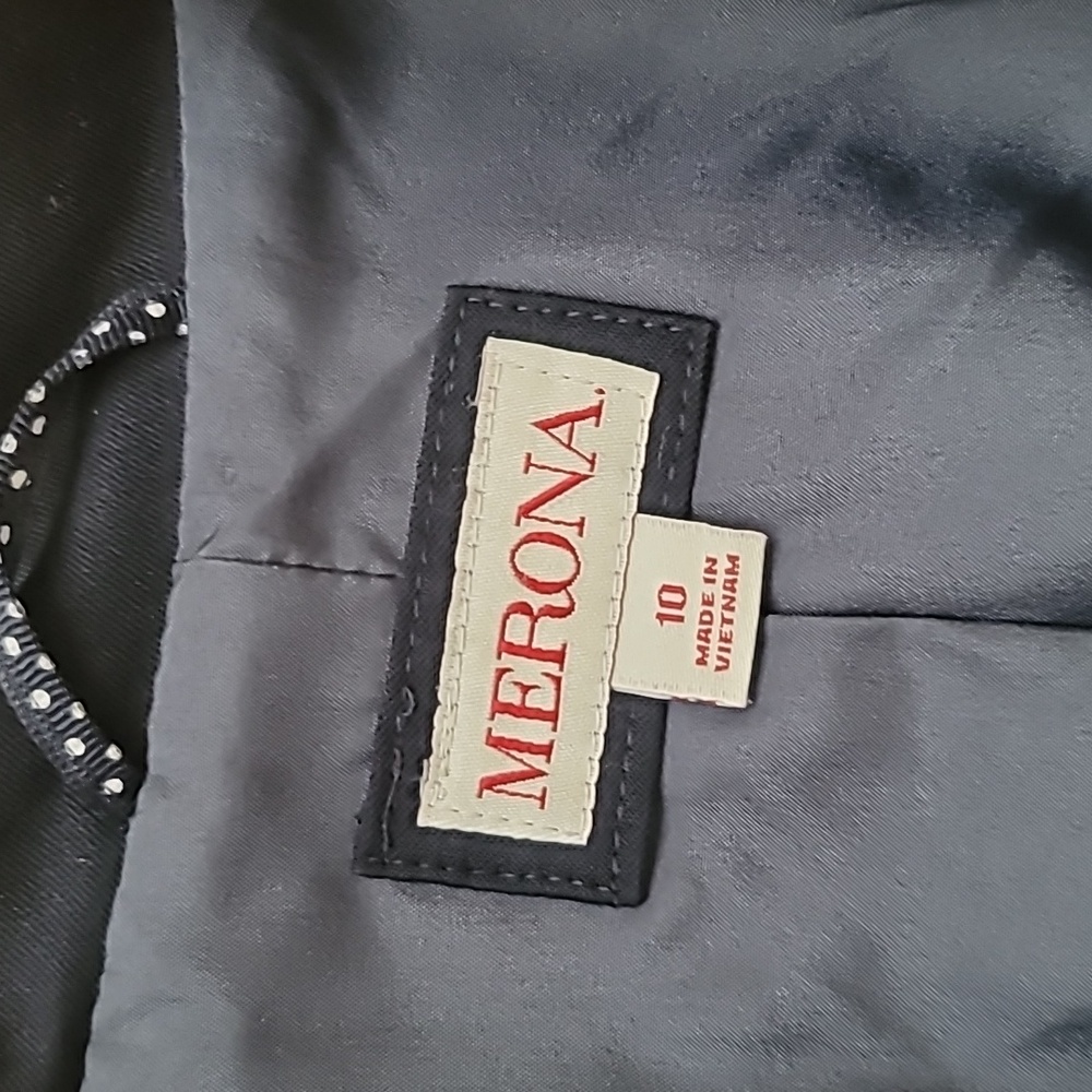 Y2k Blazerjacket Front Button Fully Lined Sz 10 - image 2